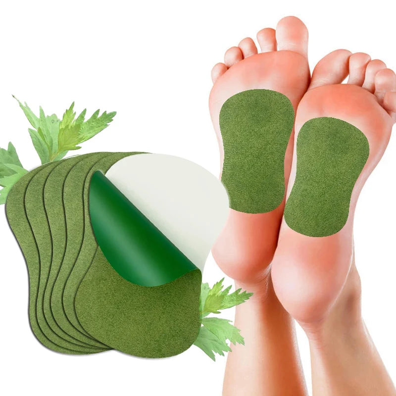 12/60pcs Detox Foot Patches Natural Wormwood Heel Pad Deep Cleansing Detoxification Relieve Stress Help Sleep Foot Care Sticker